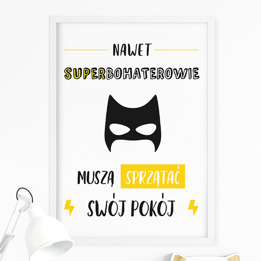 PLAKAT SUPERBOHATER P060 Yoko Design