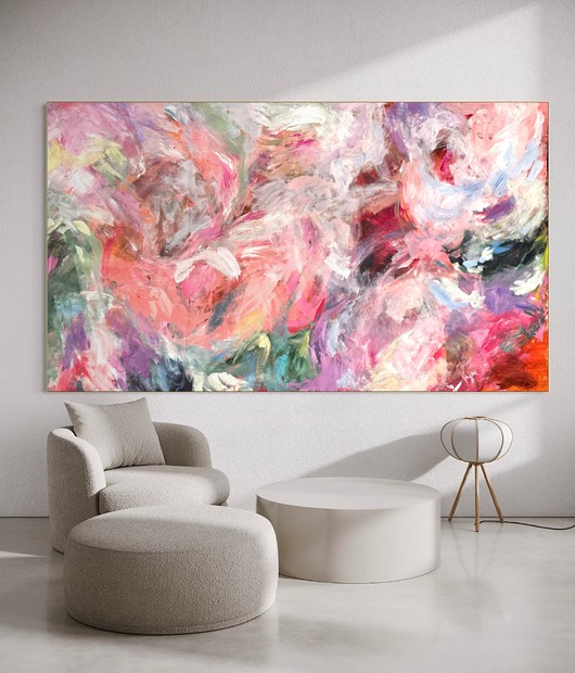 obrazy Obraz abstrakcyjny 99x166 cm