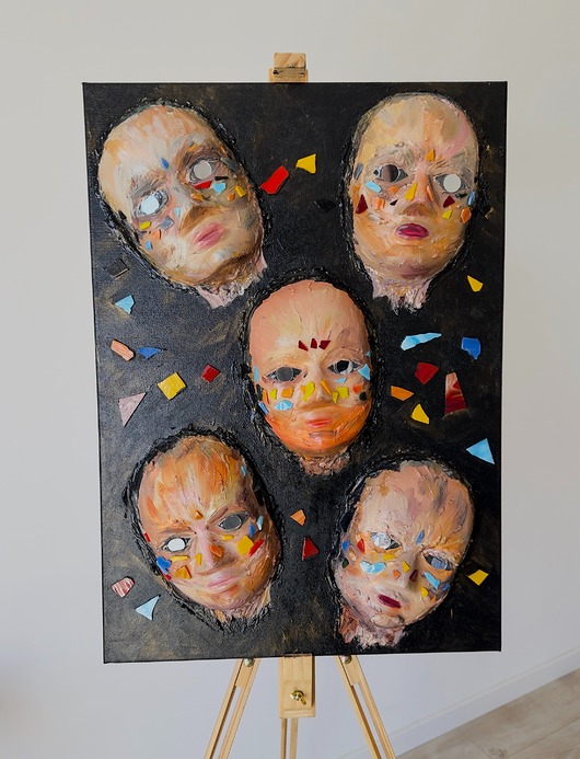 obrazy Obraz na płótnie 70*50 cm Plemię, obraz 3D