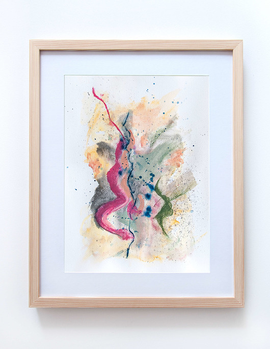 obrazy ORYGINAŁ - Stain No.8 - 30 x 40 cm