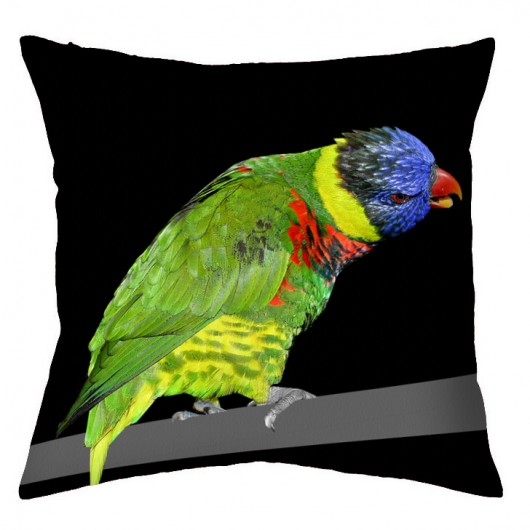 PAPUGA  zielona- różne strony 45cm :) AT design