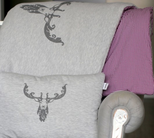 CLARET DEER pościel z wypełnieniem Le petit cochonnet