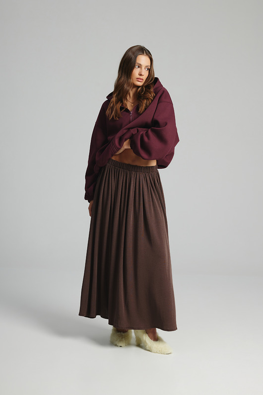 spódnice maxi Spódnica merino SERENA