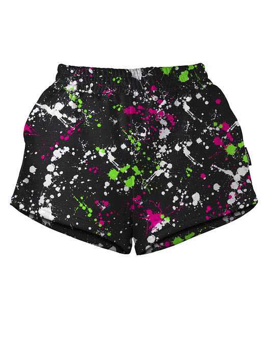 szorty damskie Shorty Spodenki Damskie DR.CROW Paint Drop