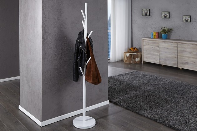Wieszak biały Gałąź 172cm Home Design