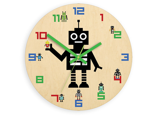 Zegar dziecięcy Robot 30cm ModernClock