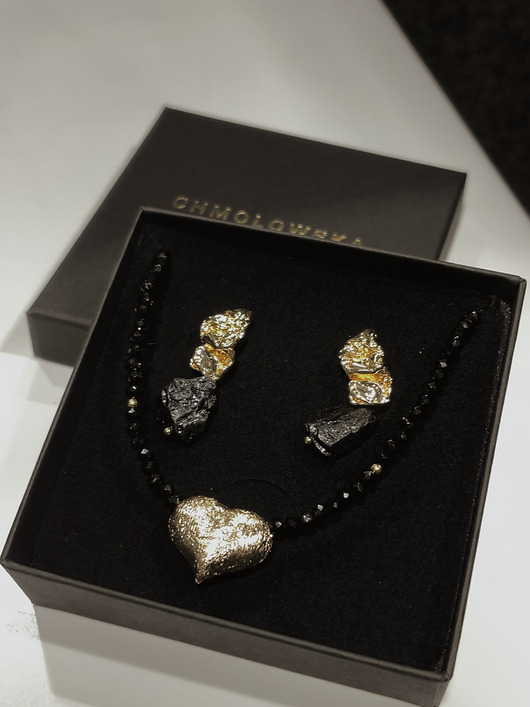 komplet biżuterii Zestaw Kolczyki i Naszyjnik