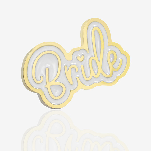 dodatki ślubne Pins na wieczór panieńki "Bride"