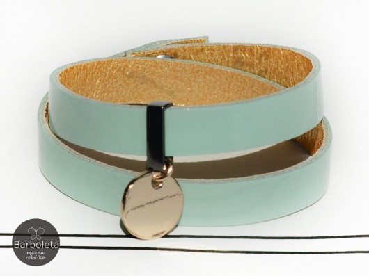 mint + gold barboleta