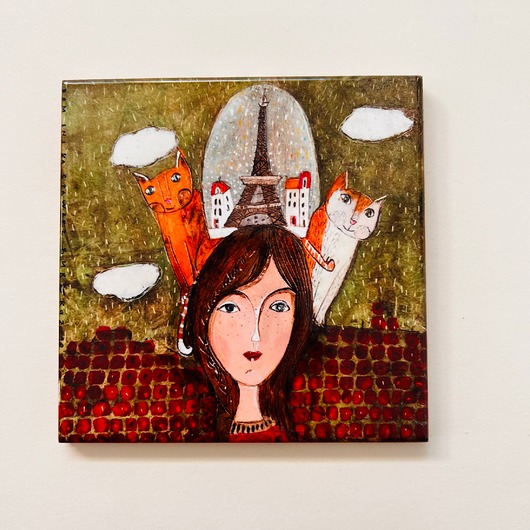 kafle i panele Kafle ceramiczne - portret kobieta