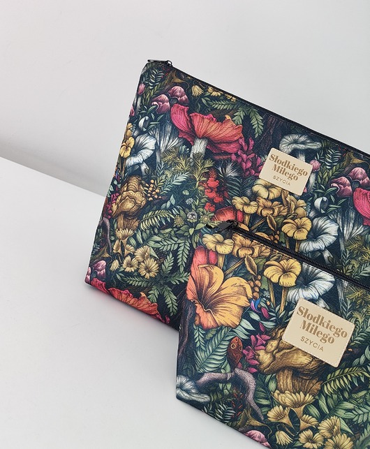 kosmetyczki Duża Kosmetyczka Vintage Forest