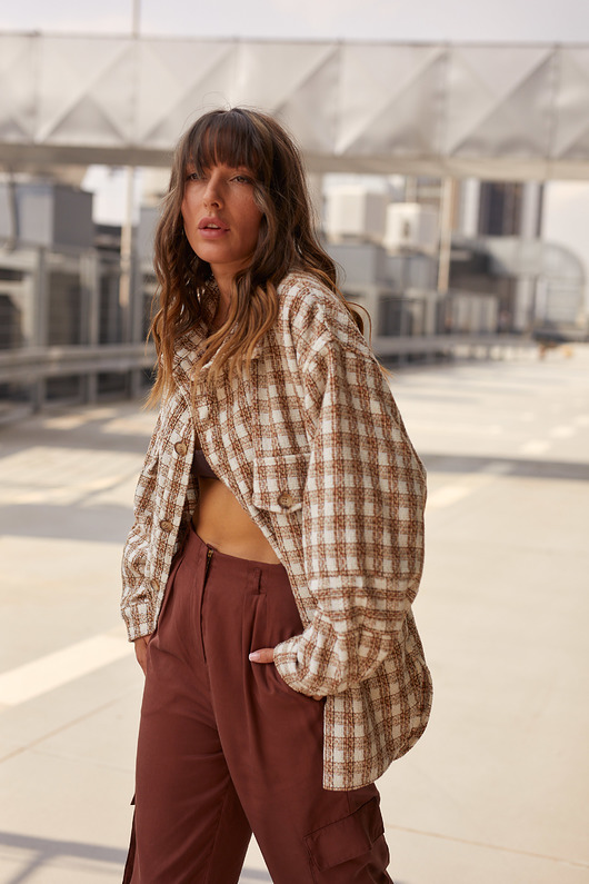 kurtki damskie kurtka koszulowa KRATA