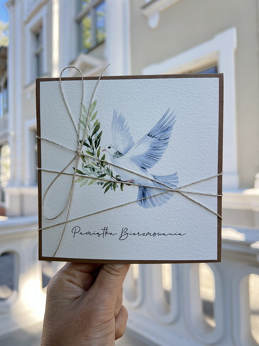 kartki scrapbooking Oryginalna pamiątka bierzmowania - kartka na bierzmowanie (p)