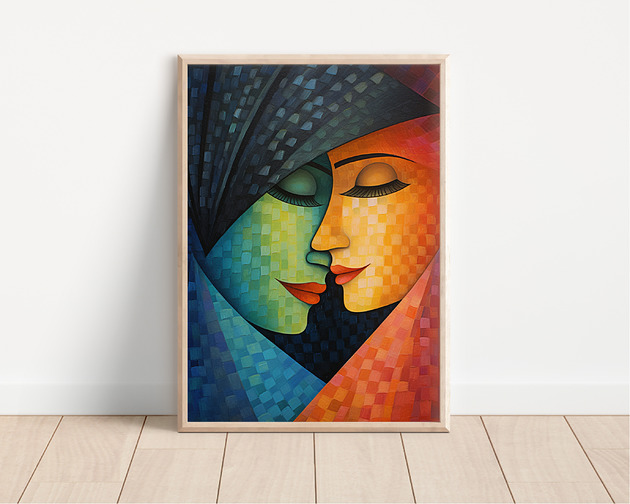 plakaty Plakat kobiety - w stylu Picasso