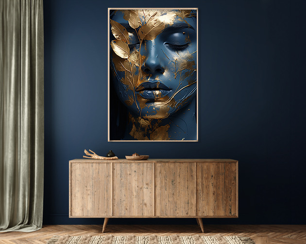 plakaty Złota muza - Plakat - Druk - Fotografia, Abstrakcja, Surrealizm, Loft ZM07