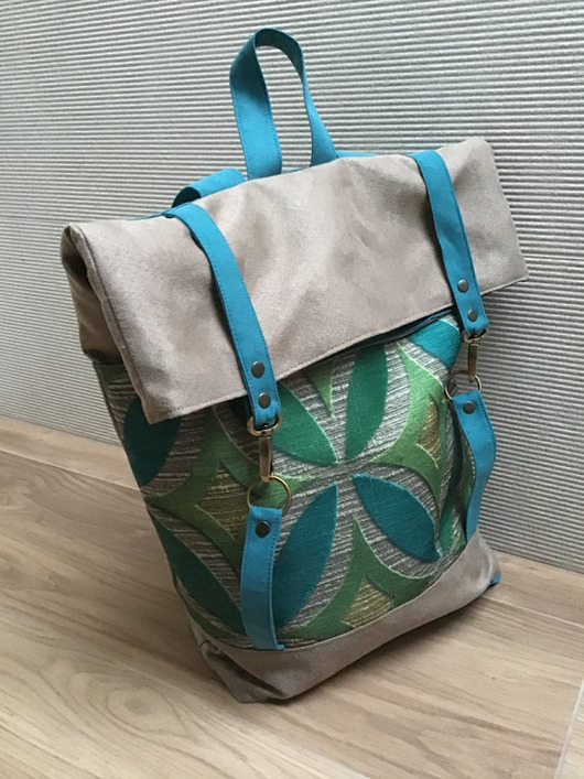 plecaki Plecak włóczykija - print rozety