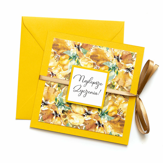 kartki scrapbooking Kartka kwiatowa na ślub, urodziny imieniny