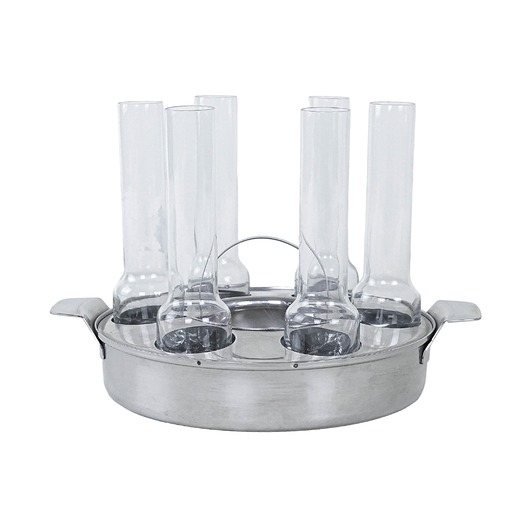 szklanki i kieliszki Zestaw do serwowania, włoski design, lata 70, produkcja: Włochy