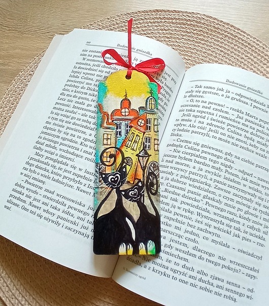 zakładki do książek Koci świat, zakładka do książki