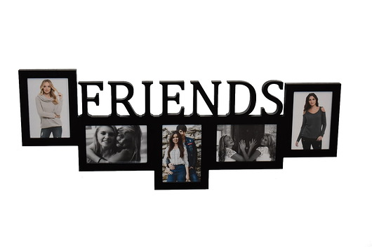 ramki na zdjęcia Multirama ramka na zdjęcia z napisem FRIENDS mdf 5 zdjęć