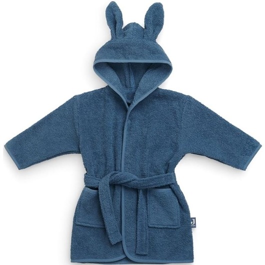 przewijaki i ręczniki dla dzieci Szlafroczek kąpielowy RABBIT FROTTE JEANS BLUE BBTB PZ