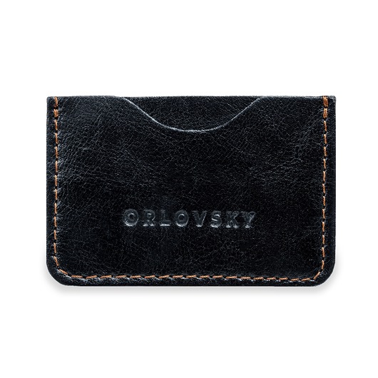 portfele męskie Męski czarny portfel slimwallet cardholder ORLOVSKY W06