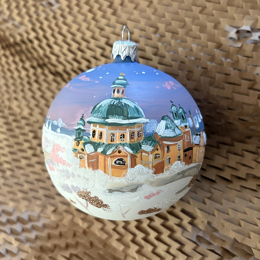 ozdoby choinkowe Bombka ręcznie malowana - Sanktuarium na Świętej Górze w Gostyniu