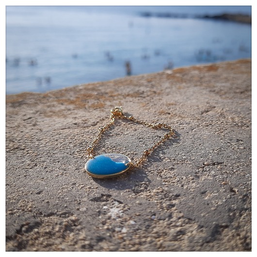 bransoletki z żywicy Zielona bransoletka Dolci