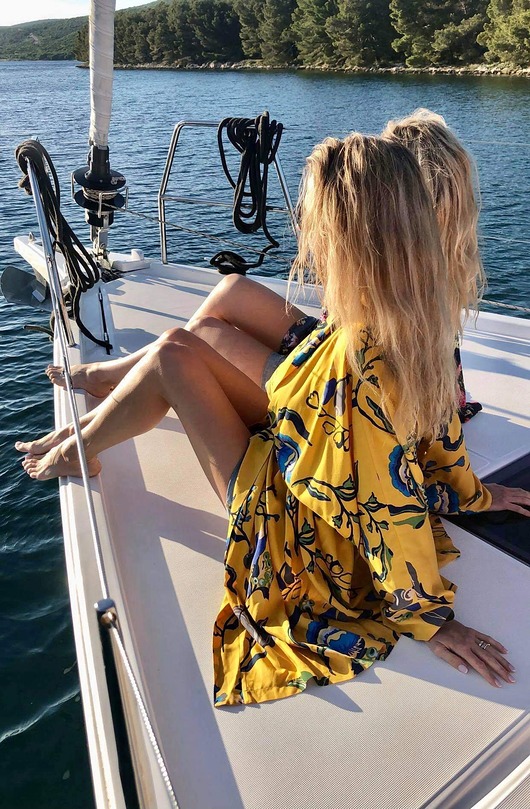 Szlafrok narzutka kimono z wiskozy HisOutfit