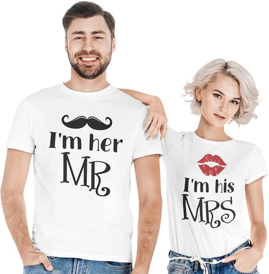 koszule damskie  Koszulki dla pary Mr  Mrs