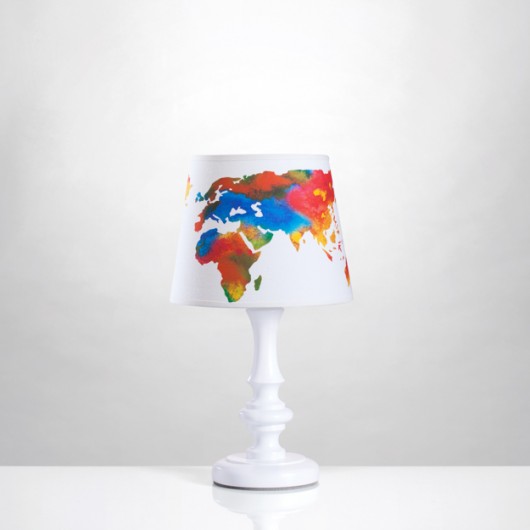 Mała lampka nocna "Mapa Świata" Fifi Studio