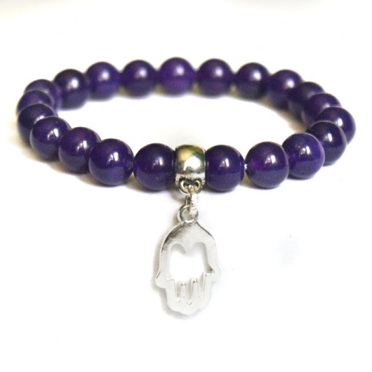 ametyst & HAMSA (ręka fatimy) kaktusia