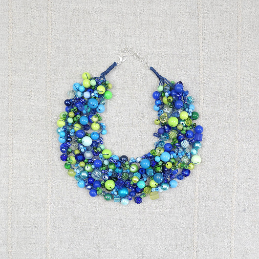 kolie 6982 Naszyjnik "Morska Laguna"