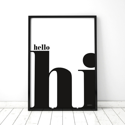 plakaty Plakat Hi Hello