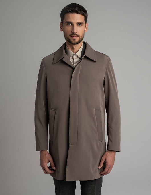 płaszcze i kurtki męskie Płaszcz męski credaro beżowy