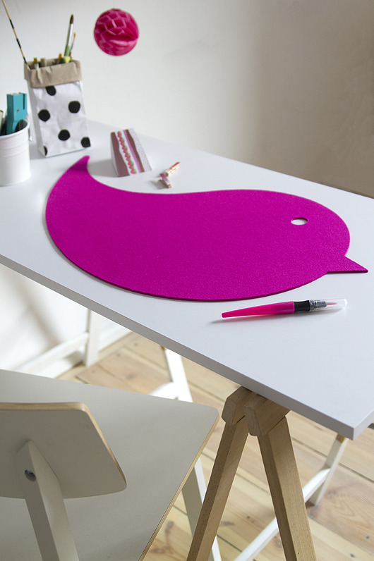 Deskpad BIRD WOOL LUMIO