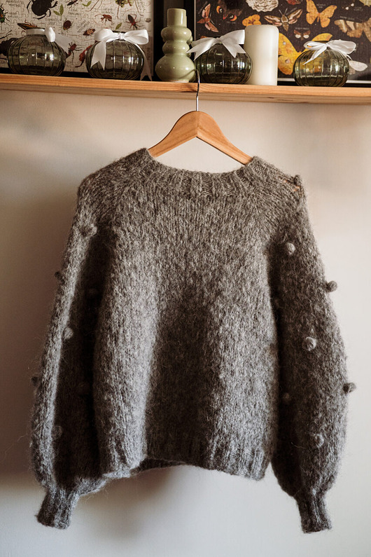 swetry damskie  Sweter w bąble, ciepły sweter na jesień, wełniany sweter