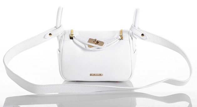 torby na ramię Torebka skórzana kuferek (7088)