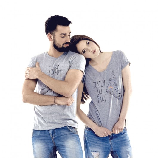 T-shirt DAMSKI Jestem Do Pary - prawy AbouTEES