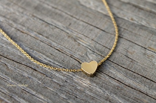 Golden  small heart elma