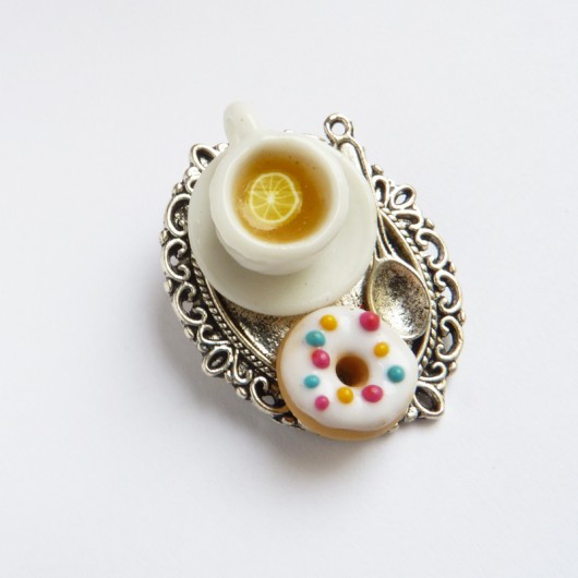 Afternoon tea broszka Lemon Lovely