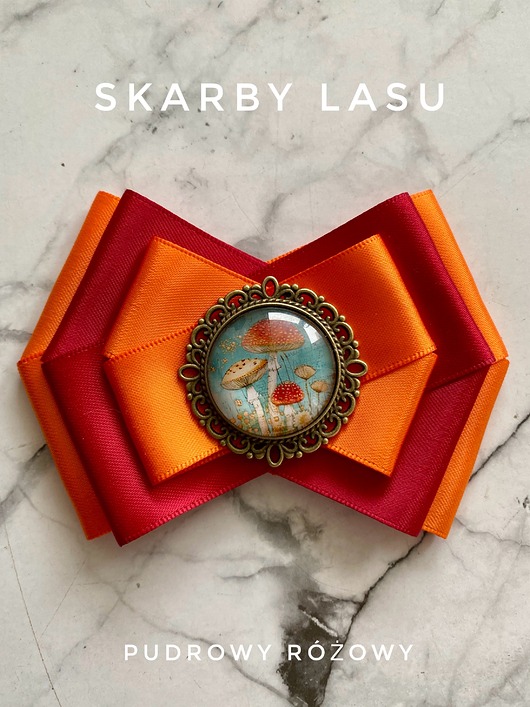 broszki Kolekcja Skarby LASU Brosza z Grzybami Poland