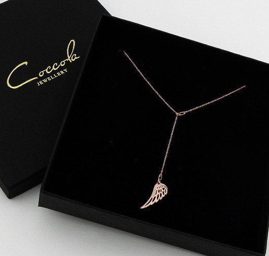 NASZYJNIK SREBRO 925 POZŁACANE RÓŻOWYM ZŁOTEM Coccola JEWELLERY