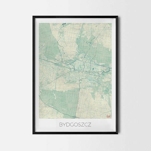 Plakat Bydgoszcz - CityArtPosters CityArtPosters