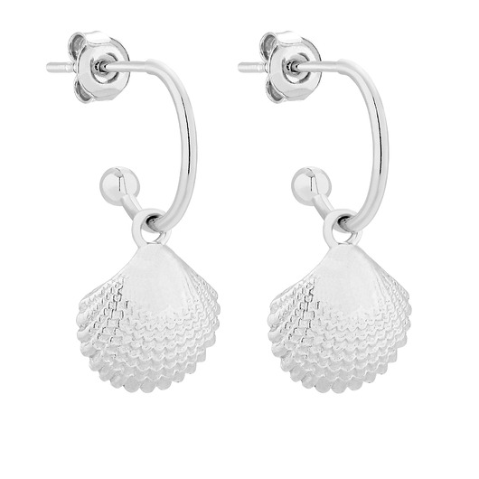 kolczyki srebrne Srebrne kolczyki z muszelkami