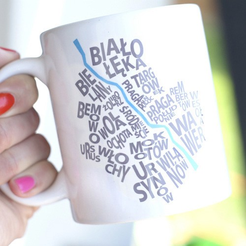 Kubeczek Warszawski szary ONE MUG A DAY