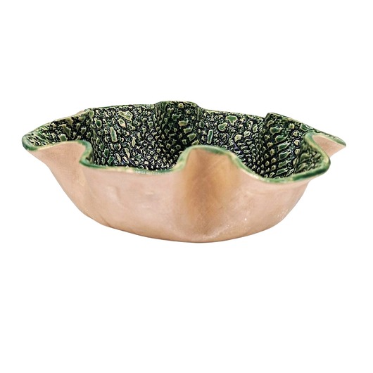 patery i talerze Miseczka Ceramiczna Zielona Handmade 