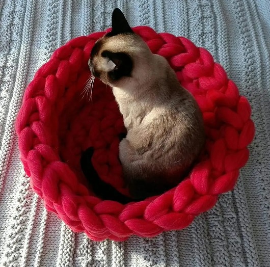 legowiska dla psów i kotów Legowisko dla kota, łóżko dla kota, meble dla kota, kocyk dla kota