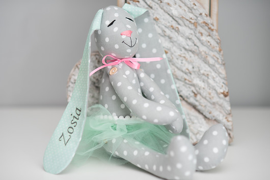 Królik Prezent Miś Personalizacja LalaShop