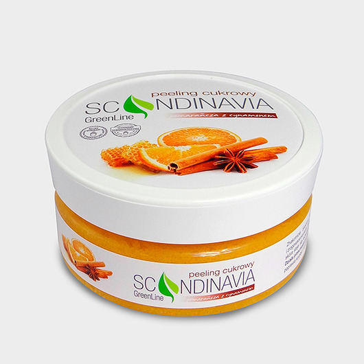 peelingi do ciała Peeling cukrowy - pomarańcze z cynamonem
